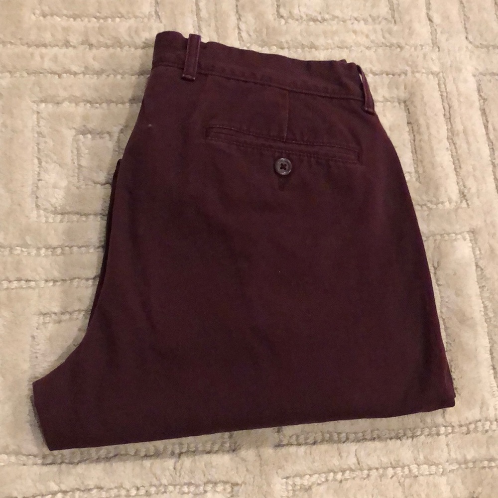 J. Crew Factory Chino • 31/21 • Maroon